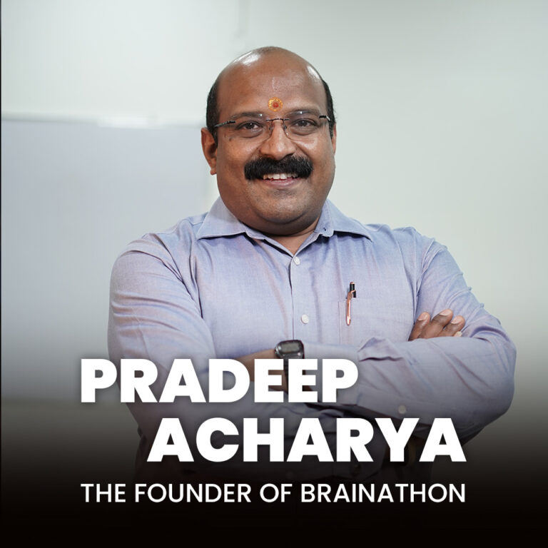 Pradeep Acharya - The Founder Of Brainathon (Lifewheel Coach)